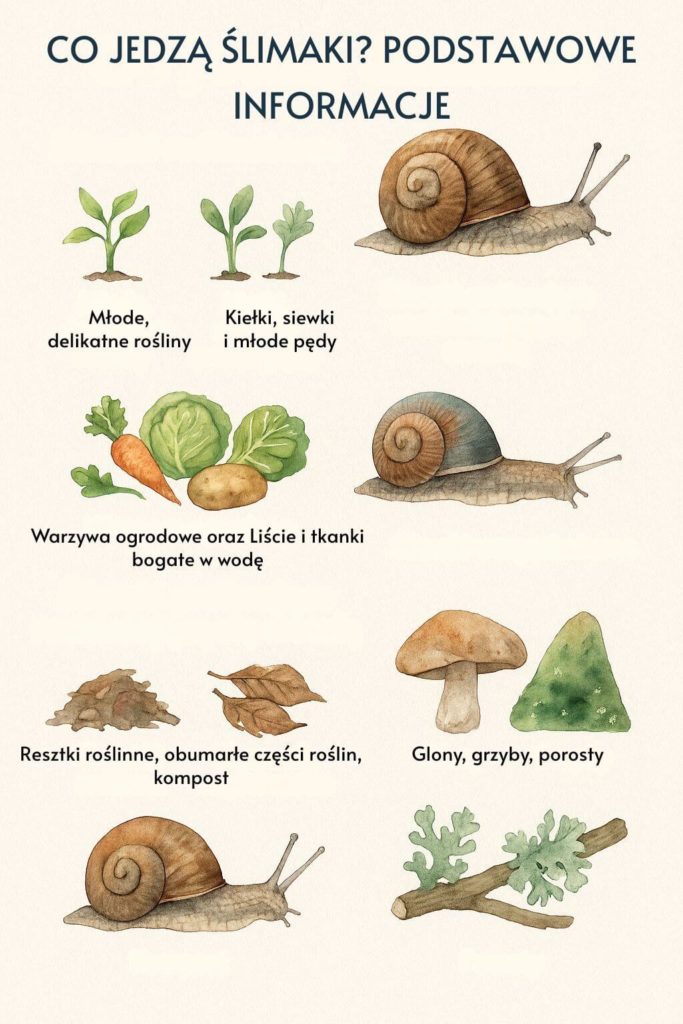 Co jedzą ślimaki? Najważniejsze informacje 