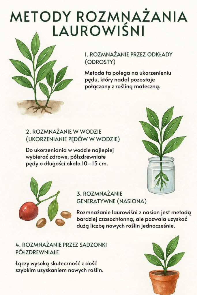 Laurowiśnia – rozmnażanie. Najlepsze metody