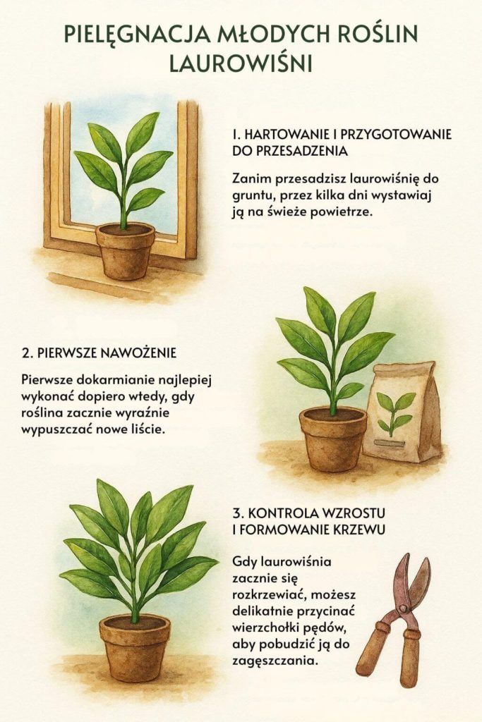 Laurowiśnia – rozmnażanie i pielęgnacja młodych roślin