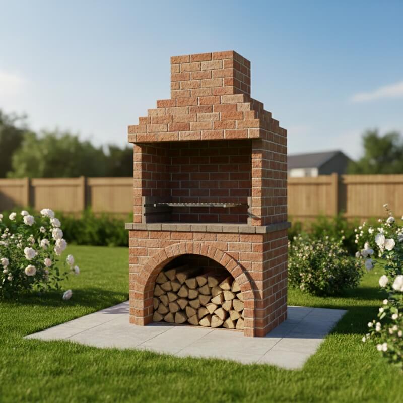 podstawowe grille z cegły rozbiórkowej
